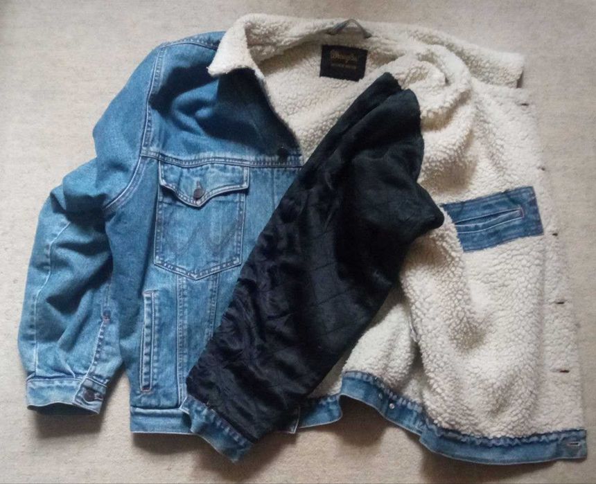 Чоловіча джинсова куртка / Шерпа Wrangler Western XL