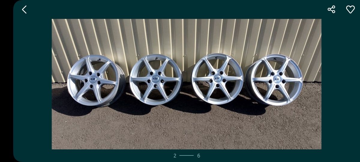 Диски 5/112/r15 vw..