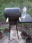 Fogareiro tipo barbecue