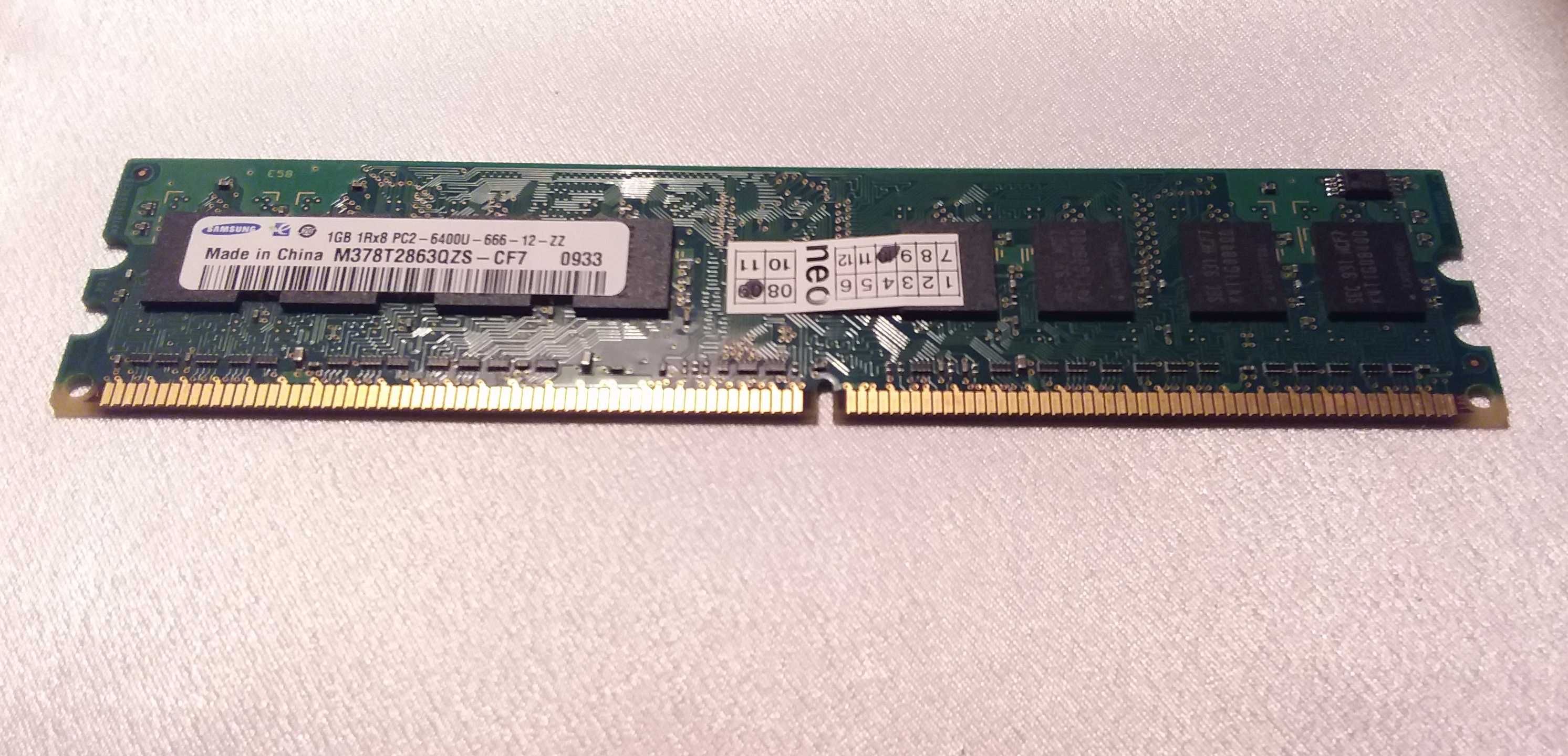 Плата оперативной памяти на 1 GB, DDR2