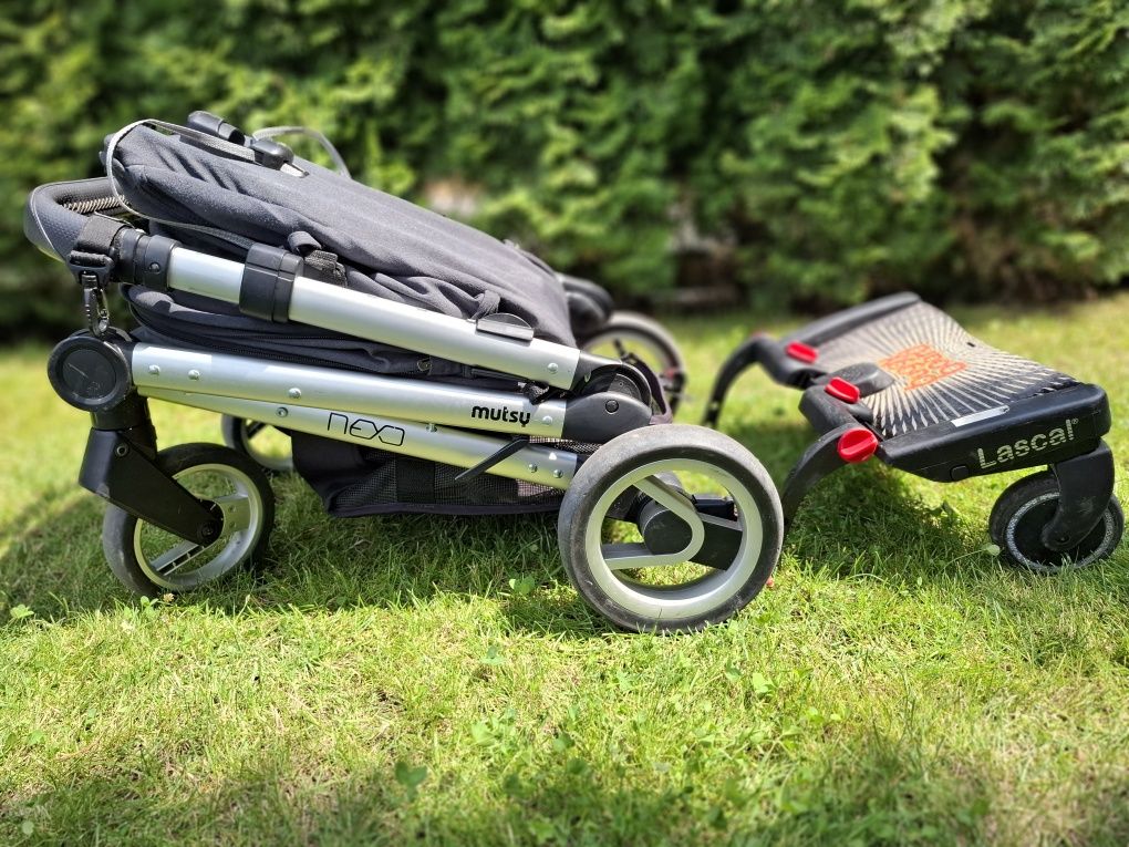 wózek spacerowy MUTSY Nexo wraz z przystawką dla drugiego dziecka