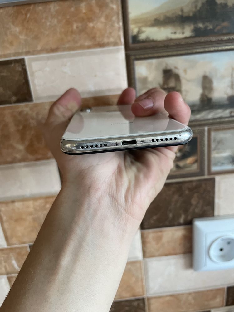 iPhone X 64 gb silver Айфон X 64 гб 92%