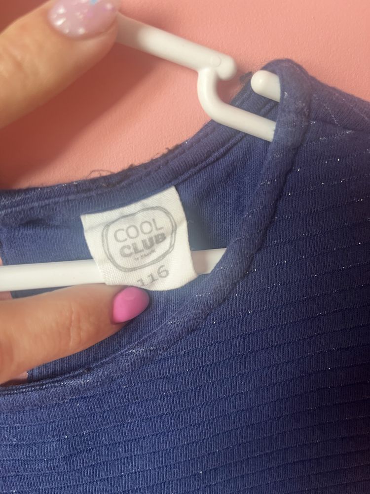 Niebieska sukienka dla dziewczynki cool club 116