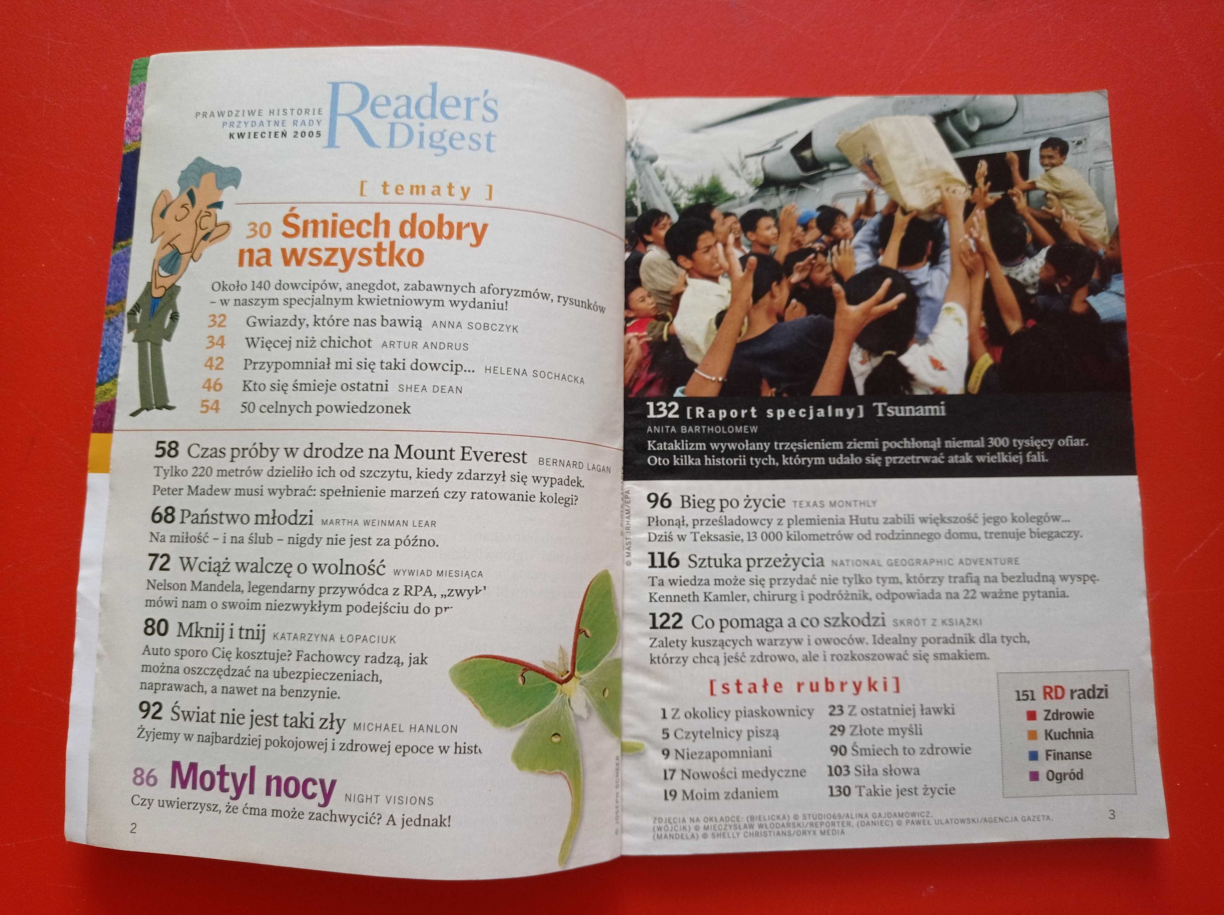 Reader's Digest, kwiecień 2005