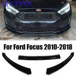 Губа на передний бампер накладка Ford Focus MK3 сплитер фокус обвес