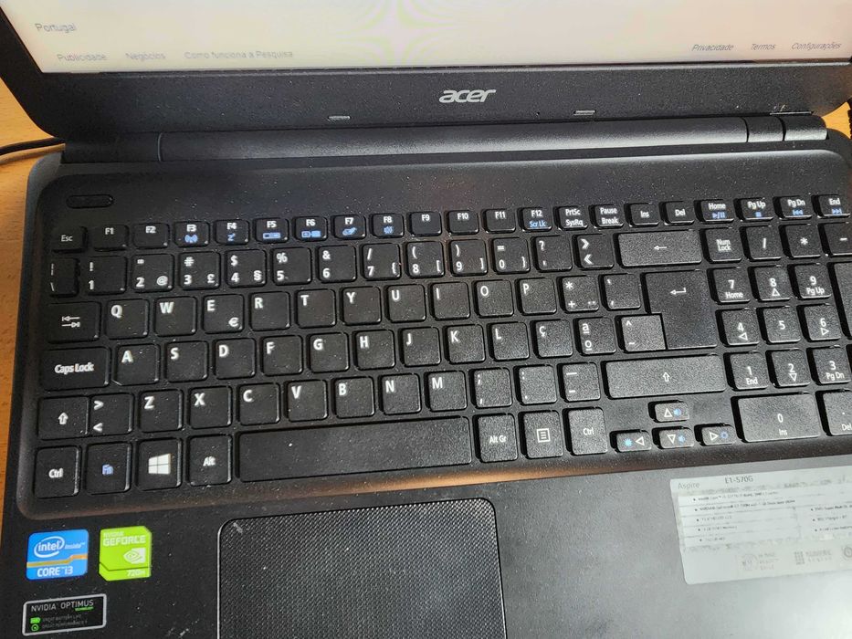 Acer portátil Aspire E1-570G