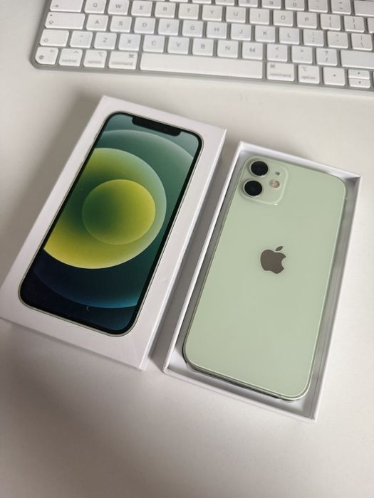 iPhone 12 mini 256gb Green Jak Nowy Bateria 93% od nowości