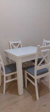 Biały stół robiony na wymiar