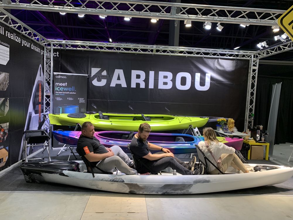 Kajak Caribou Antia 490, rodzinny, trzyosobowy,wędkarski, hybryda, new