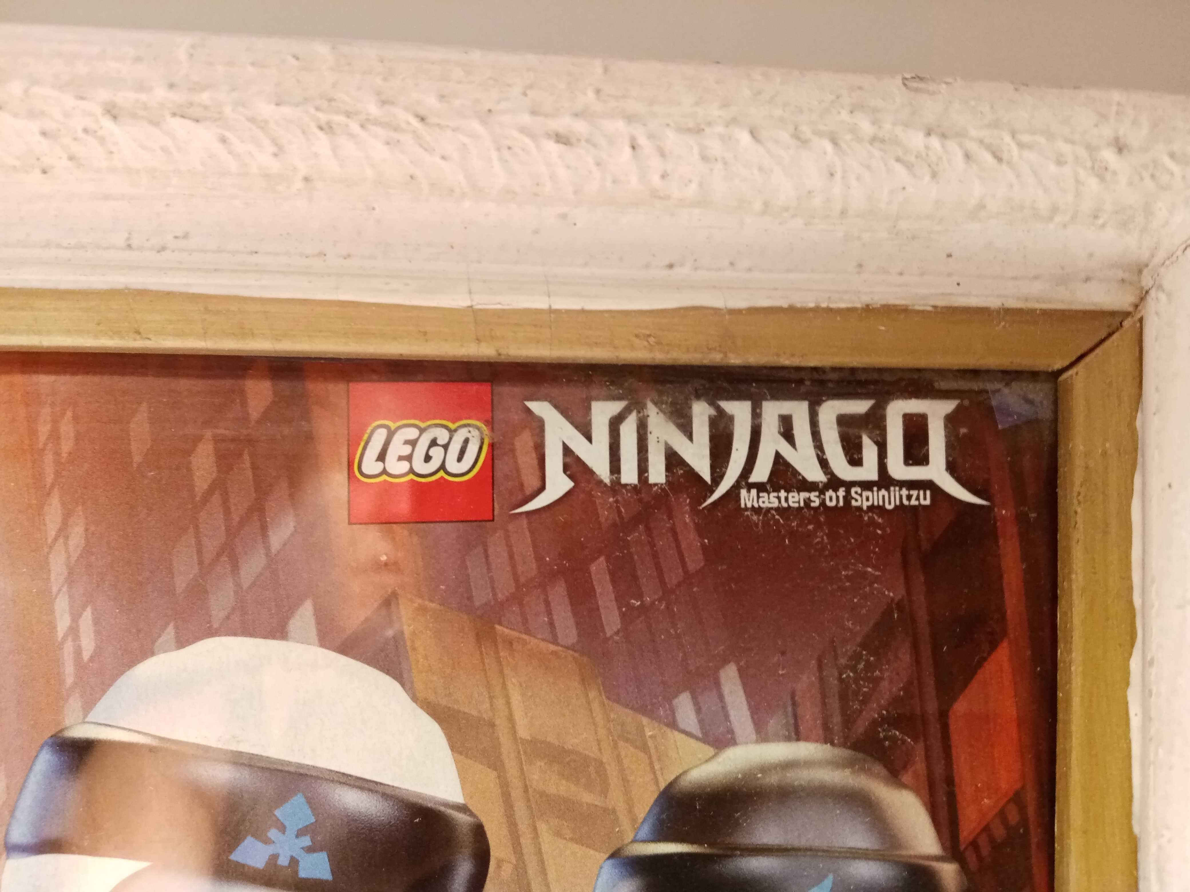 Plakat Lego Ninjago w ramie dekoracja obraz