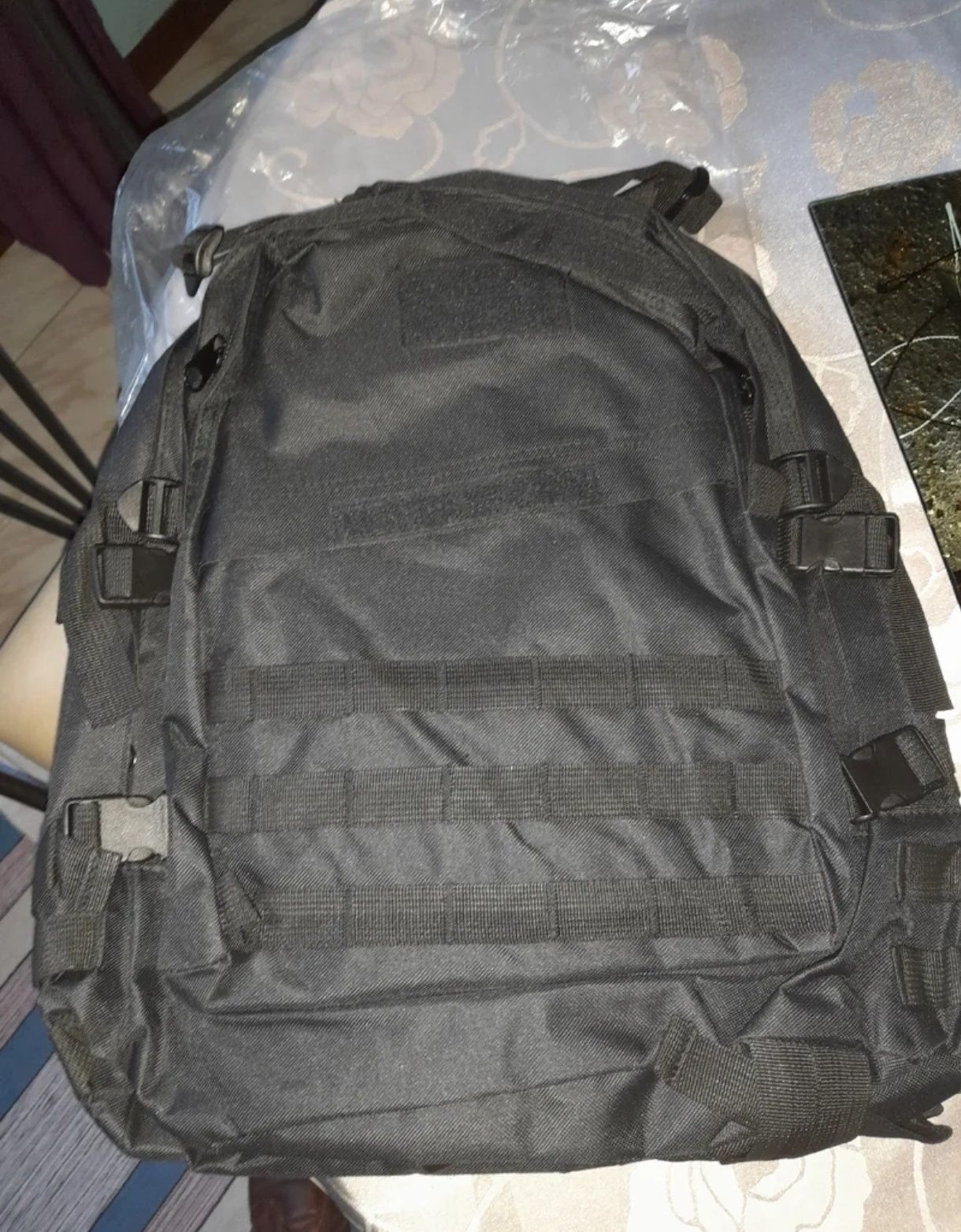 Mochilas tática, preta 50lt