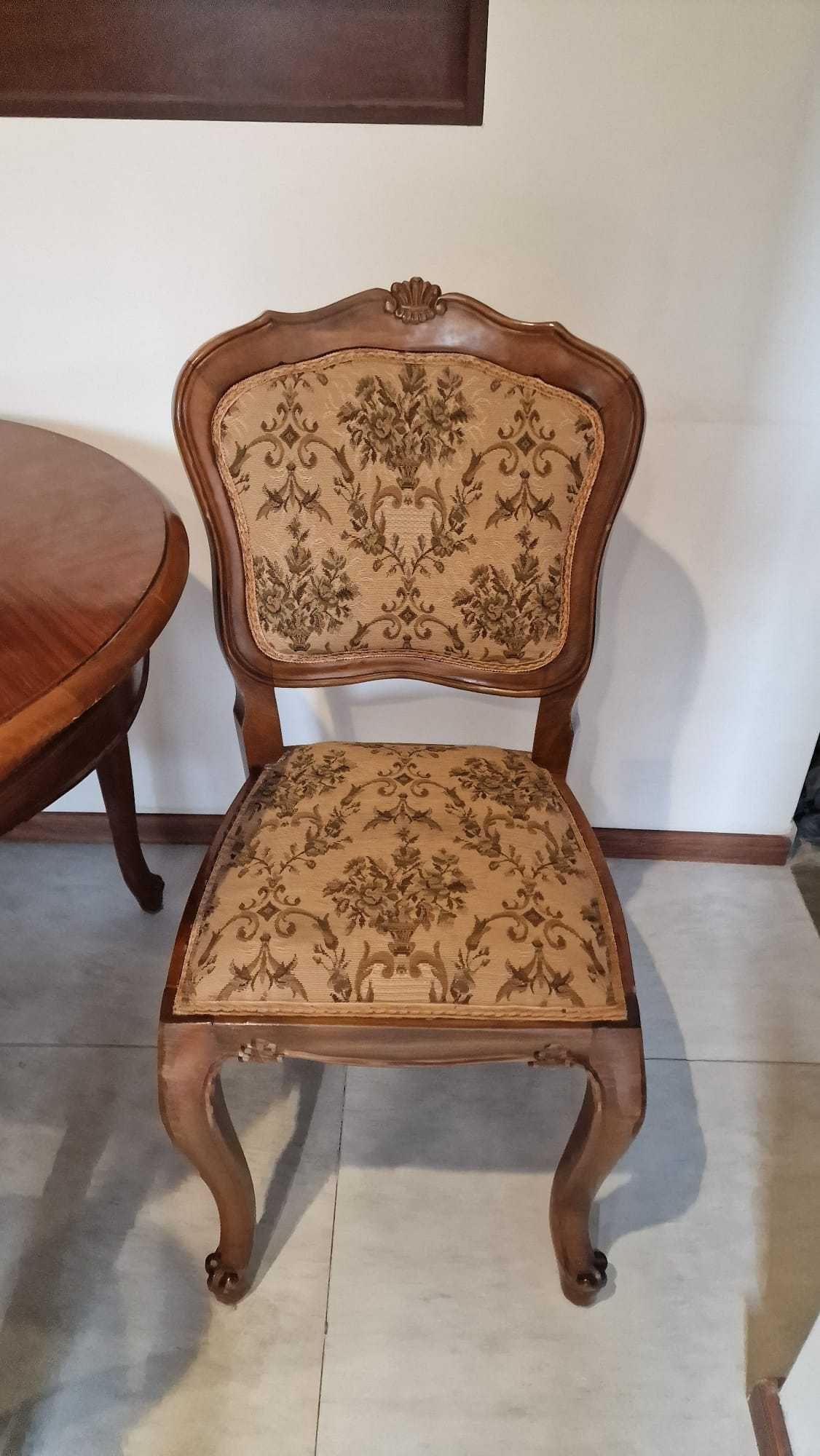 Stół i 8 krzeseł, styl klasyczny ludwikowski