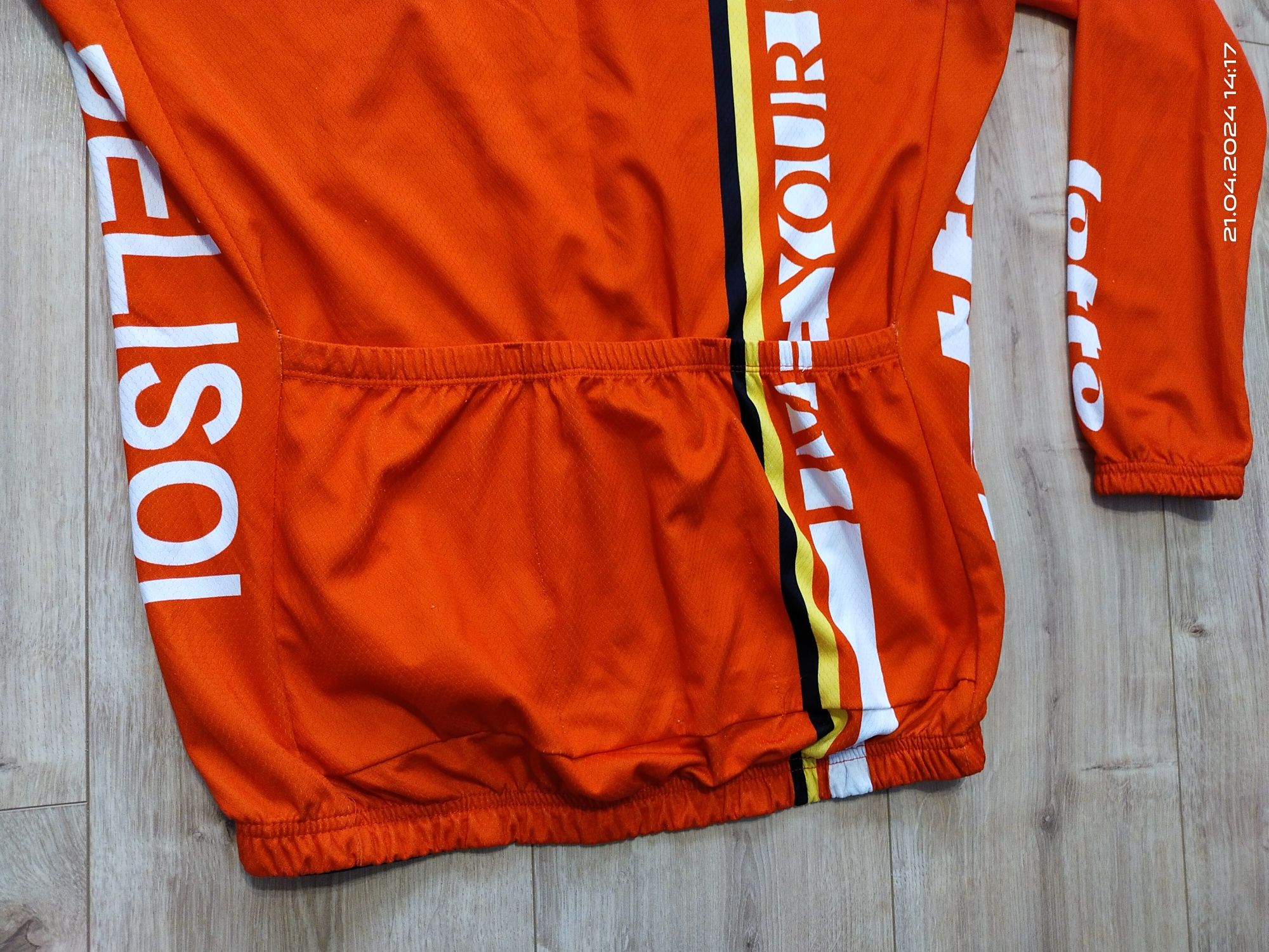 Bluza rowerowa kolarska Lotto Belisol vermarc 2014