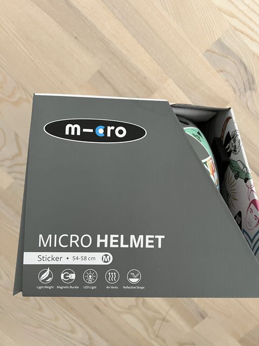 Шлем захисний Micro Helmet stiker M