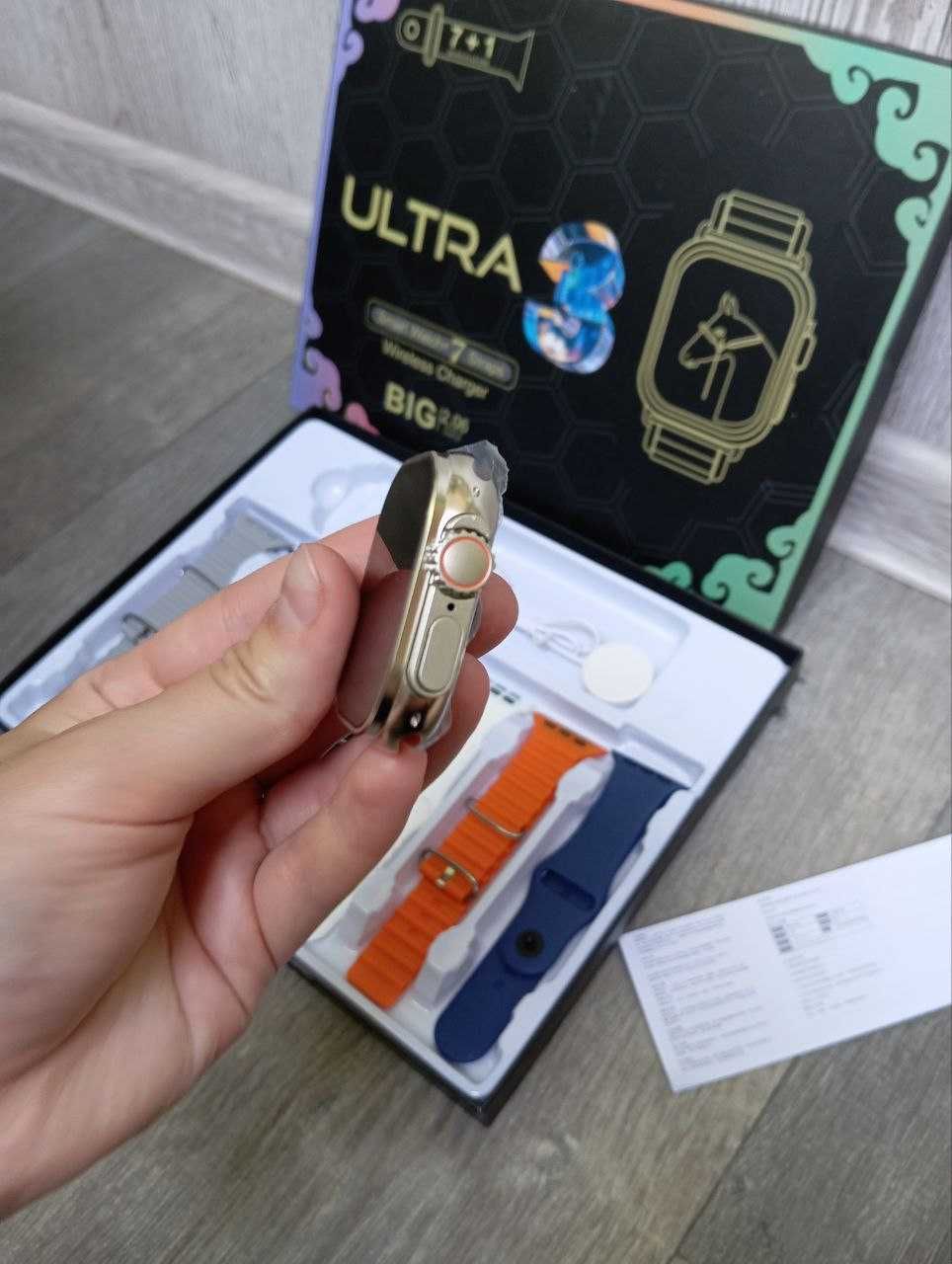 Набор смарт часы Smart Watch 9 Ultra 2 + 7 ремешков