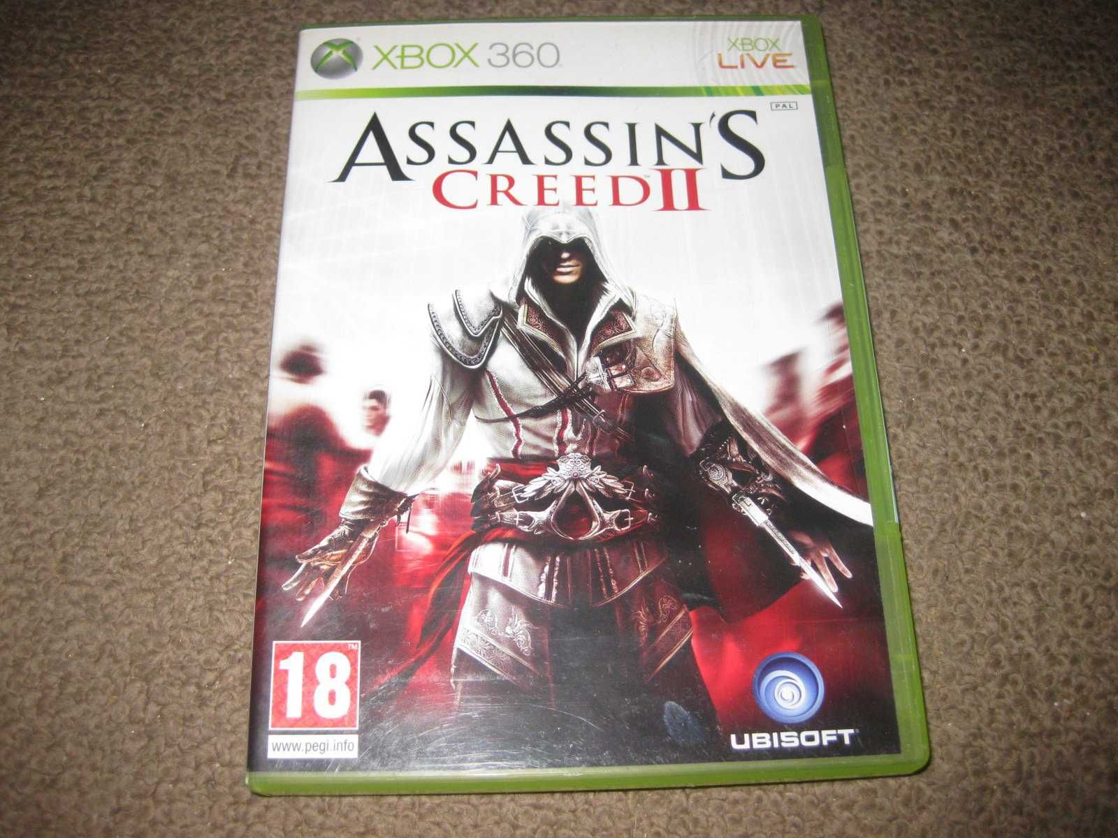 Jogo "Assassin`s Creed II" para a XBOX 360/Completo!