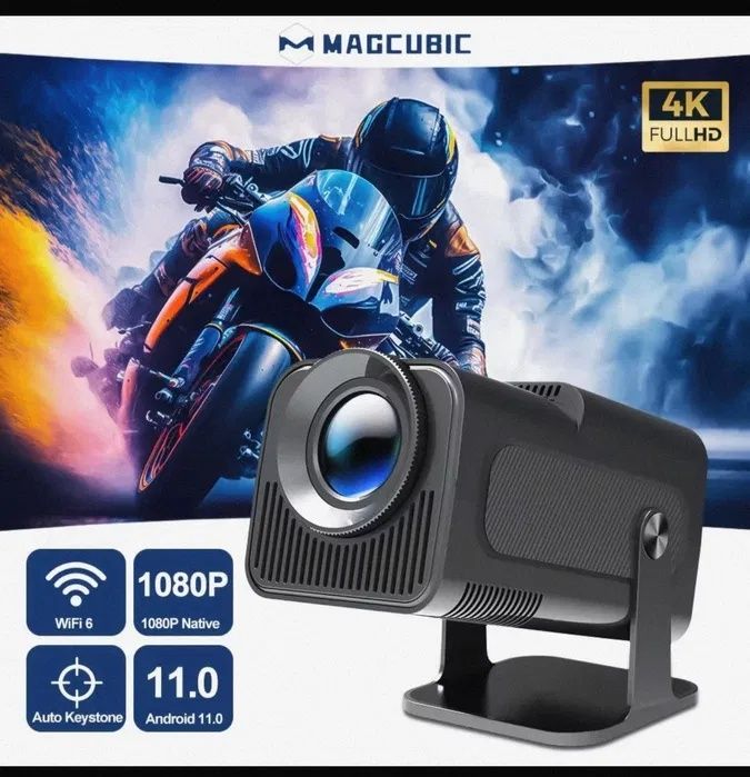 Projektor HY320 4k, 1080p, 390ANSI, wifi, by,HDMI, USB, android