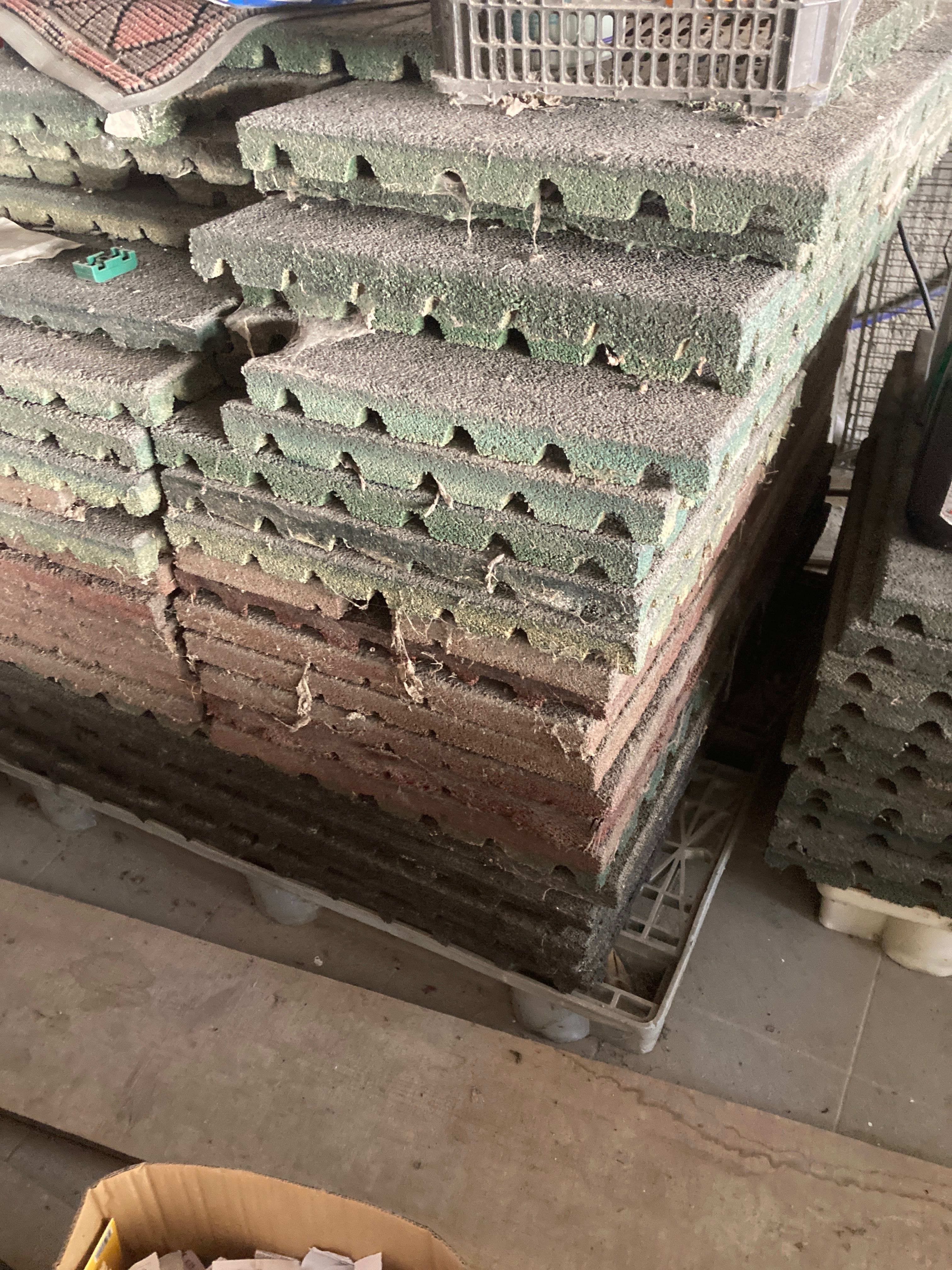 Placas borracha para jardim parque crianças