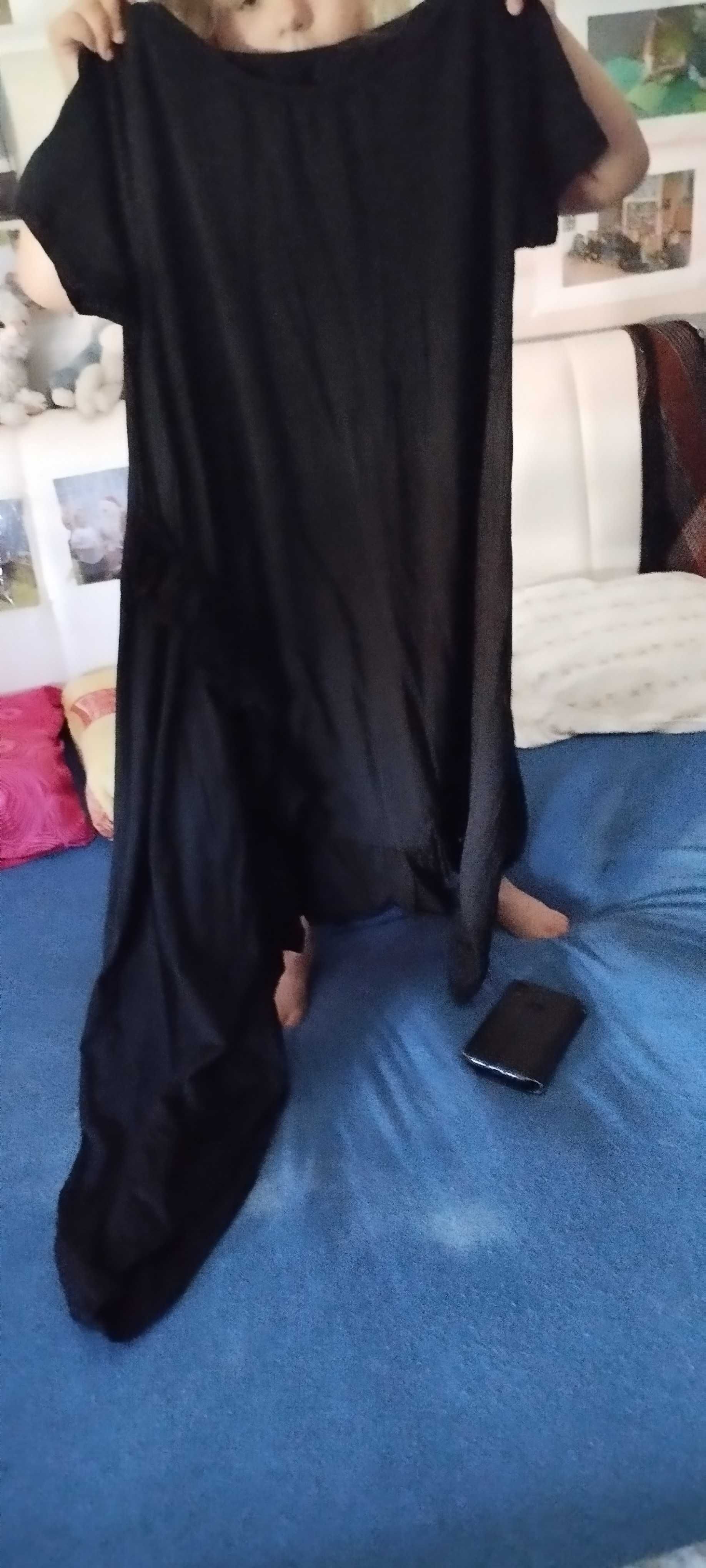 Czarna sukienka damska XL