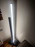 Lampa podłogowa LED, smart czarny
