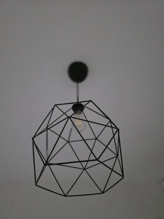 Lampa wisząca Czarna duża Ikea