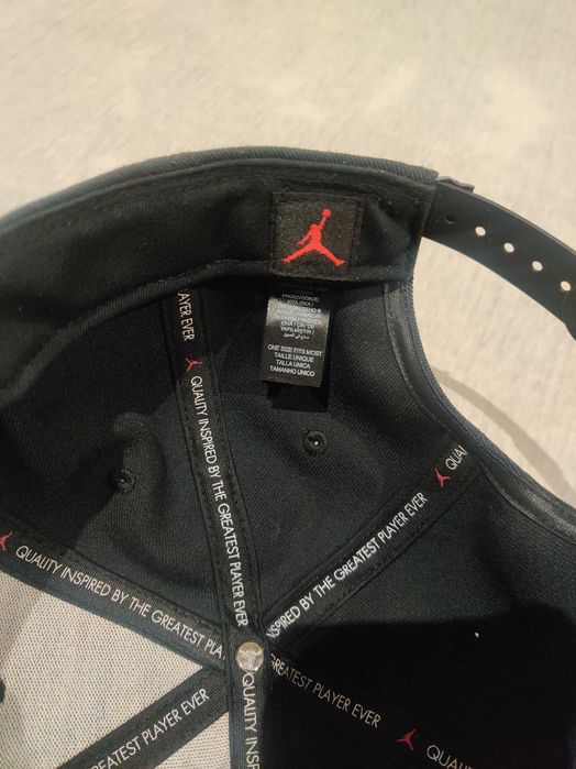 Nike Air Jordan czapka z daszkiem wyszywane logo oryginalna czarna
