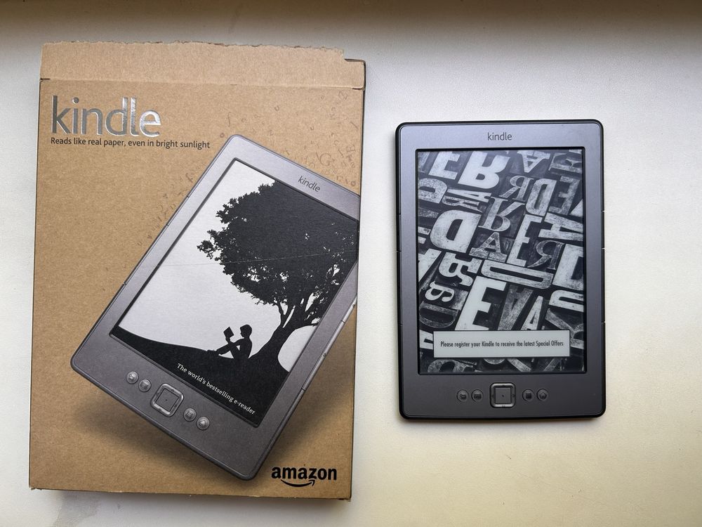 Електрона книжка Amazon kindle 4