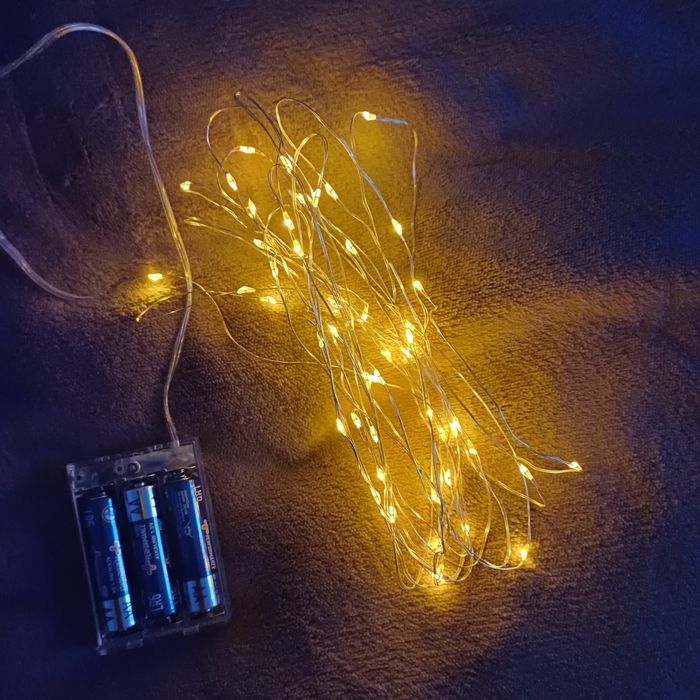 Lampki dekoracyjne girlanda LED kule świetlne