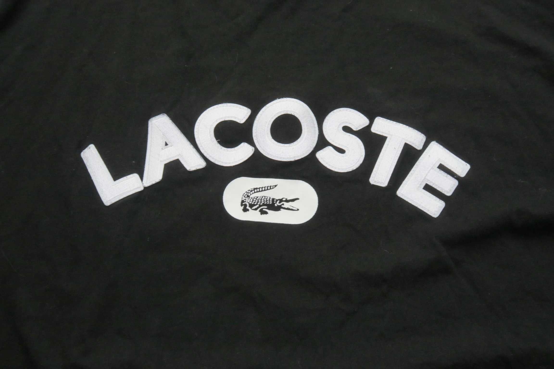 Lacoste koszulka z dużym logo t-shirt 2/3XL