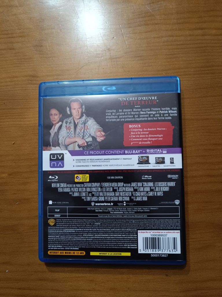 Blu ray do filme "The Conjuring" - Ed. Especial (portes grátis)