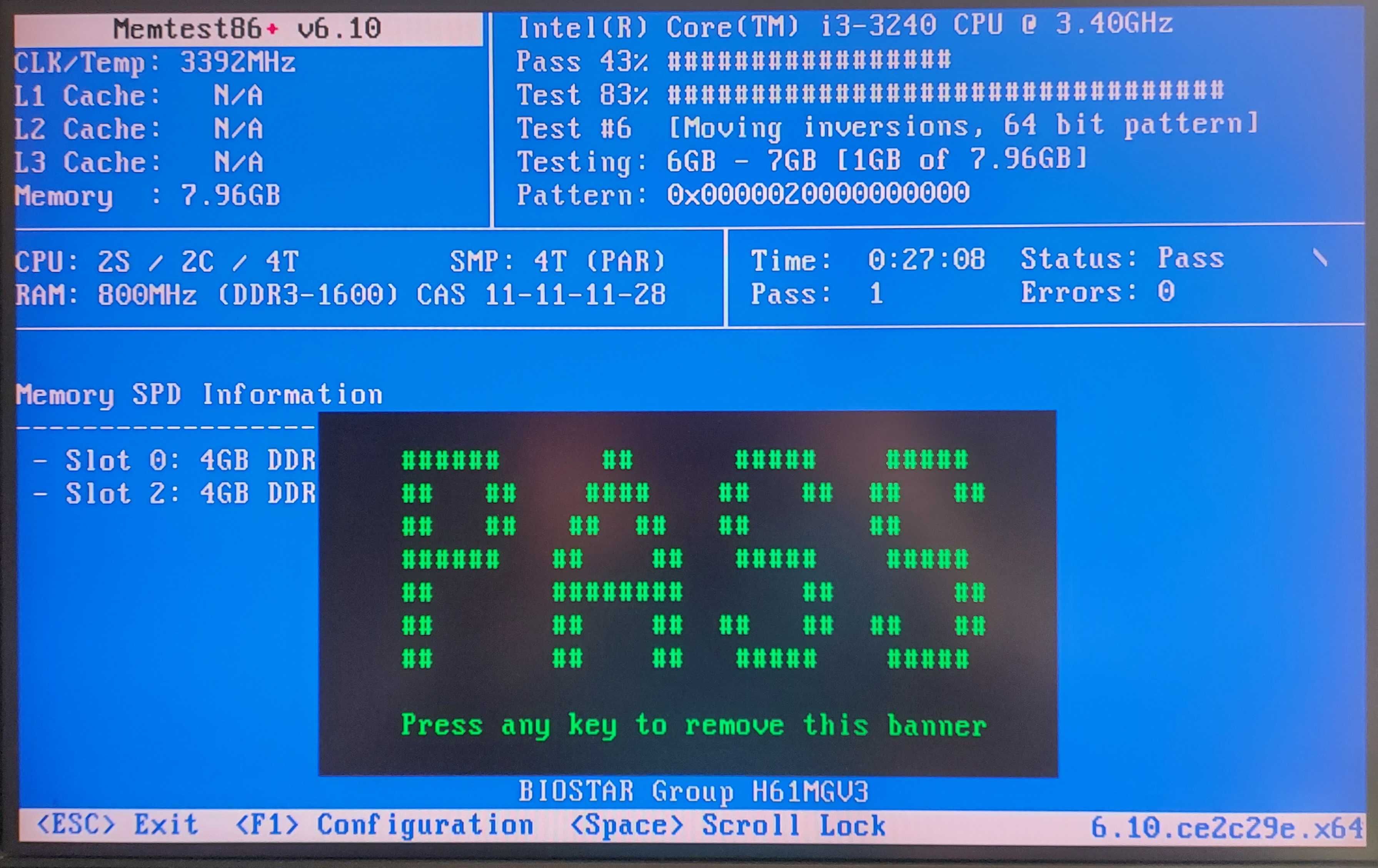 Оперативна пам'ять DDR3 2x4gb