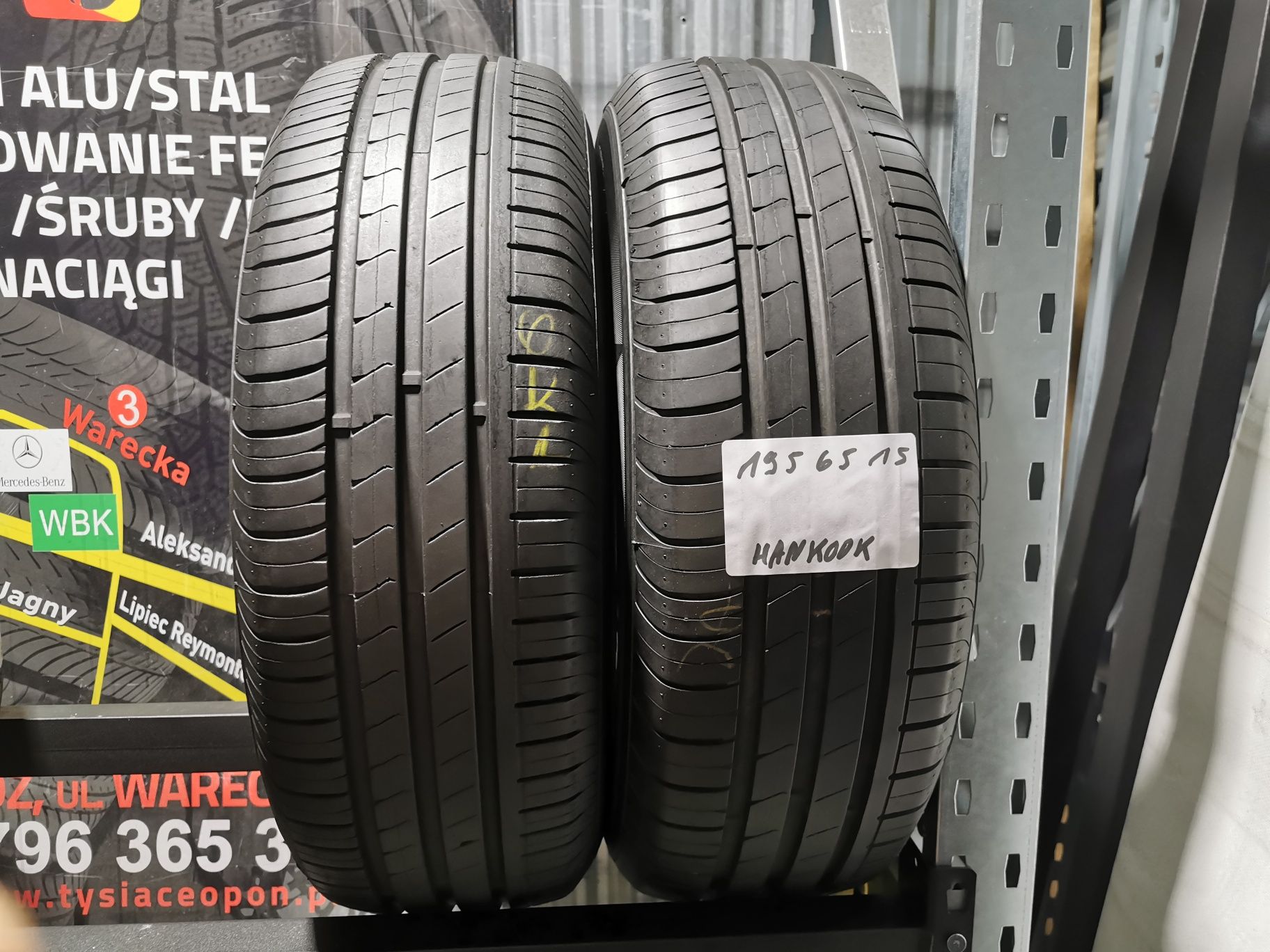 Opona letnia 195/65/15 HANKOOK KINERGY EGO