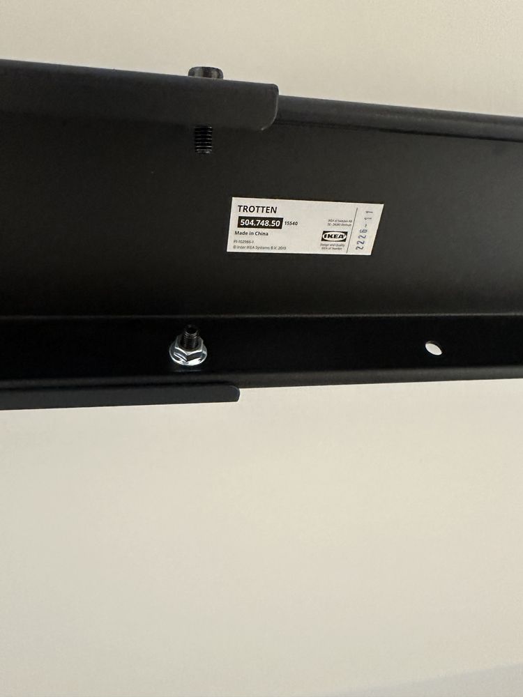 Biurko IKEA TROTTEN 160x80 cm • Jak nowe • Łódź