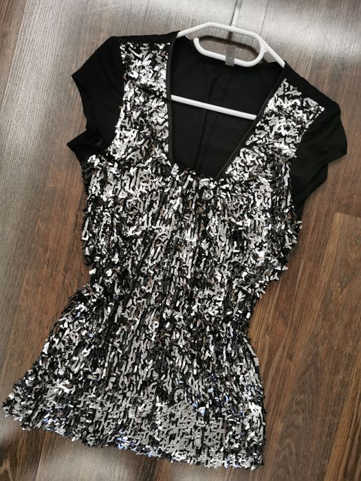 Bluzka cekiny roz. M/L