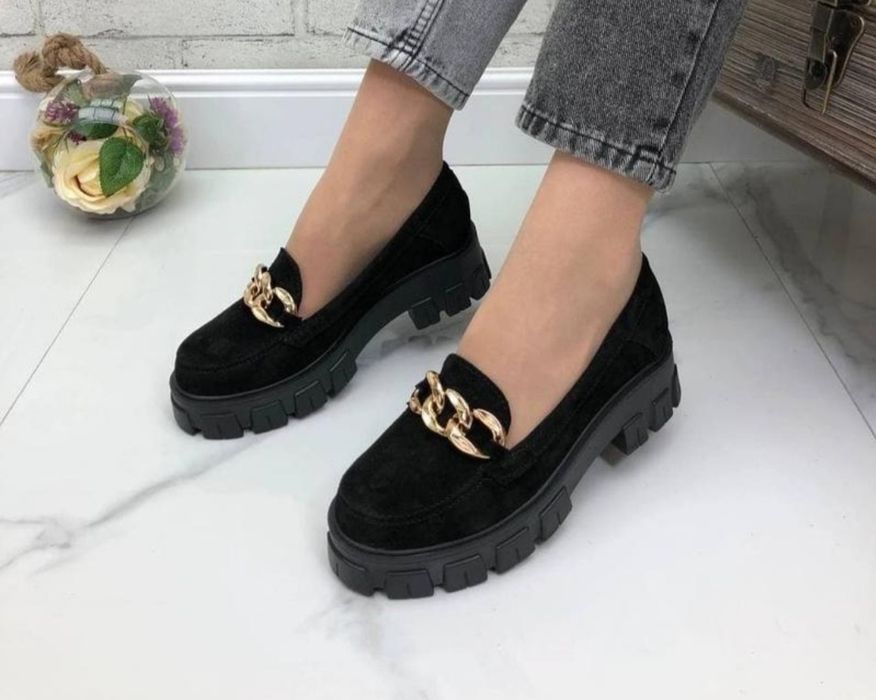 Лофери жіночі замш