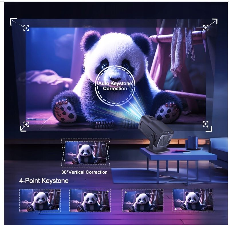 Projektor HY320 Mini - Rzutnik 4K Android Full HD - Wersja 2025