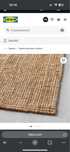 Tapete tecelagem plana Lohals ikea 160x230