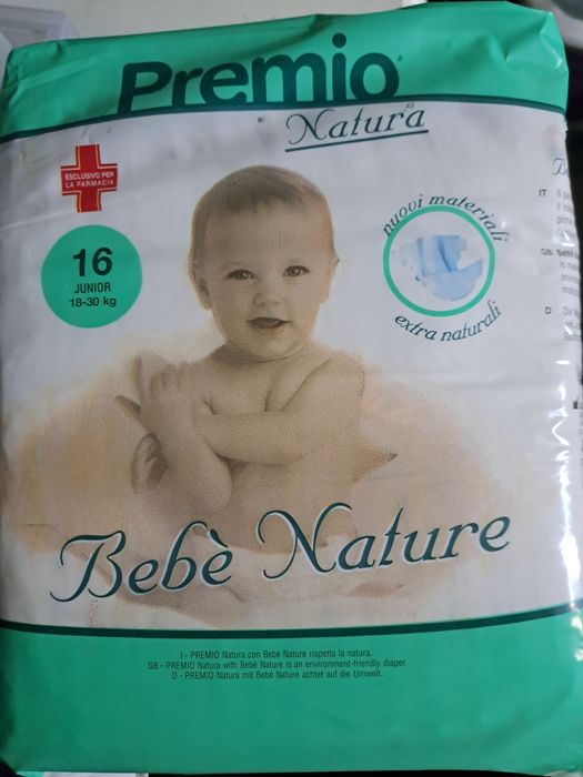 Pampersy rozm 8 ,  16 sztuk