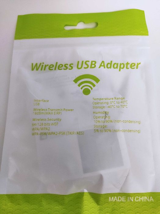 WiFi6 + Bluetooth адаптер USB