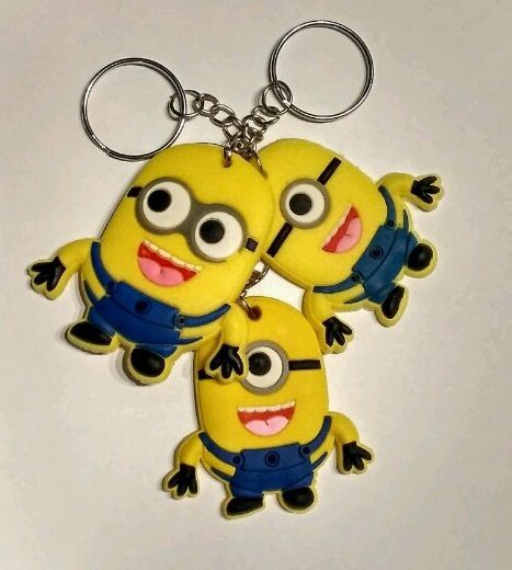 Porta-chaves Mínimos / Minions em silicone