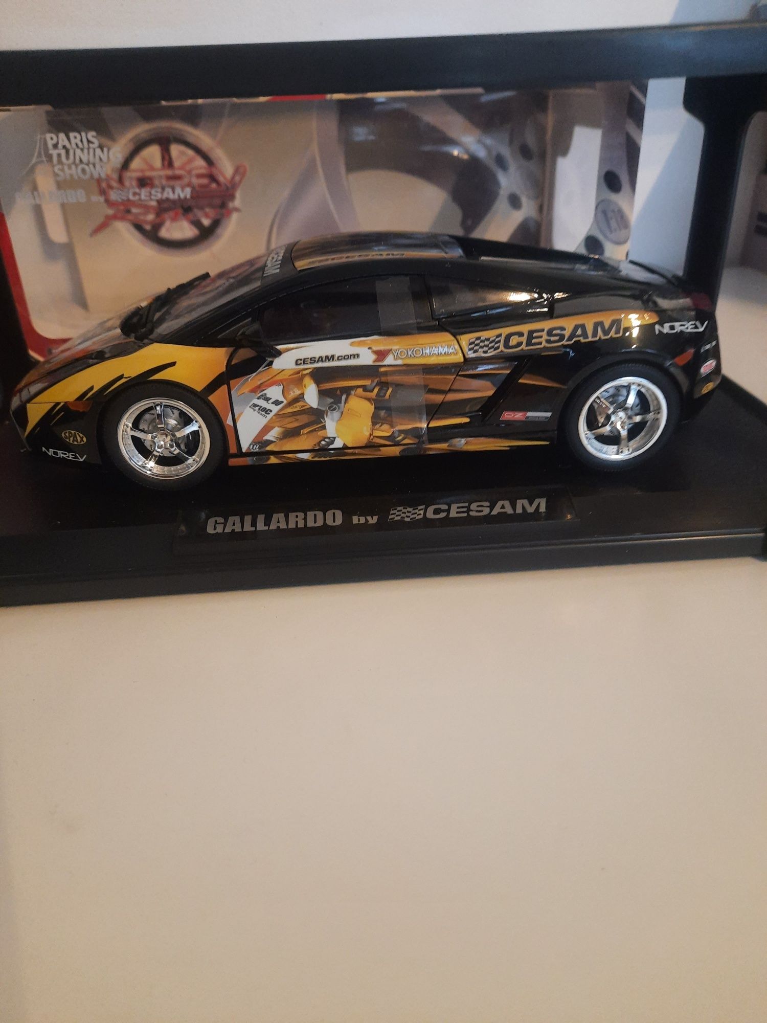 Lamborghini gallardo paris tuning show cesam norev 1:18 n