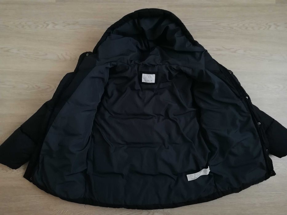 Куртка зимова чорна стильна Zara 152 см 11 - 12 років