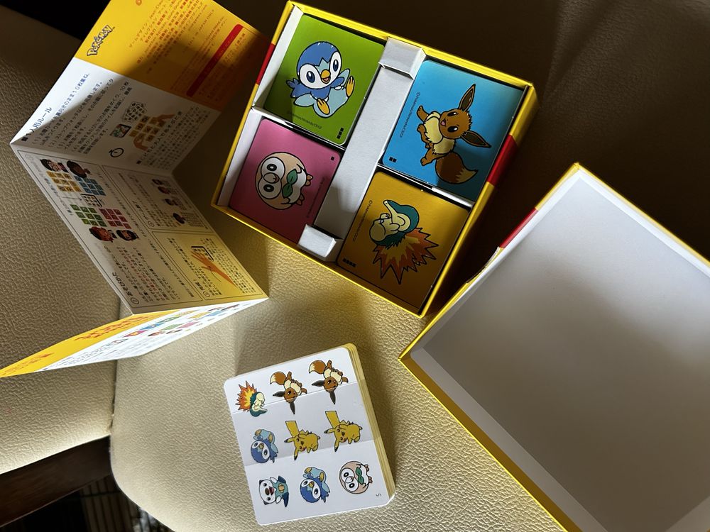 Nine Tiles Pokemon Dokoda oryginalna gra z Japonii NOWA