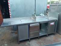 Bancada de inox com pio