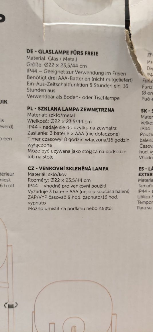 Lampa w stylu loft 2w1
