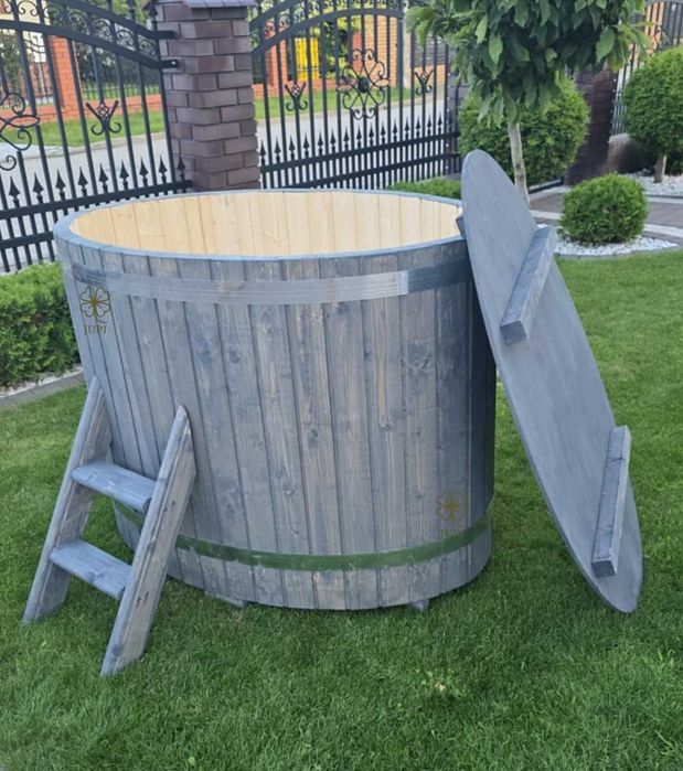 BALIA OGRODOWA BECZKA 120 cm  Do morsowania • Złożona i pomalowana