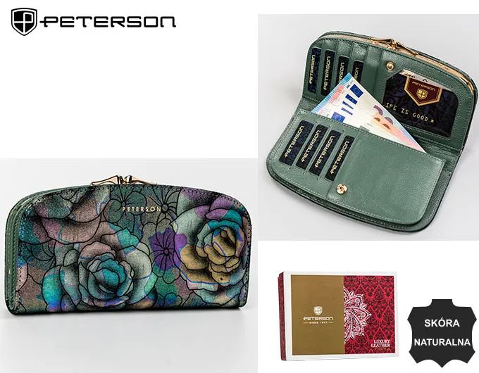 portfel skórzany rfid peterson