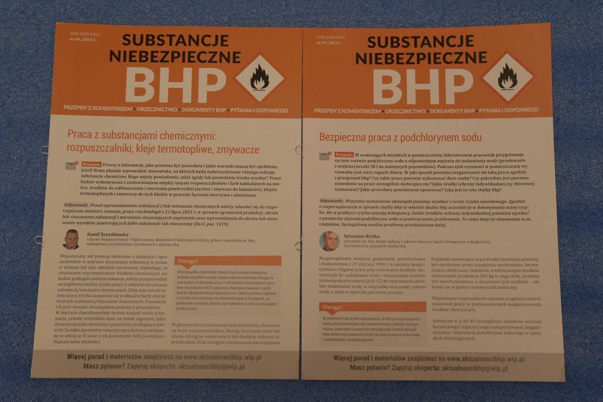 Normy BHP 2021, 2022, 2023, Substancje Niebezpieczne BHP 2022, 2023