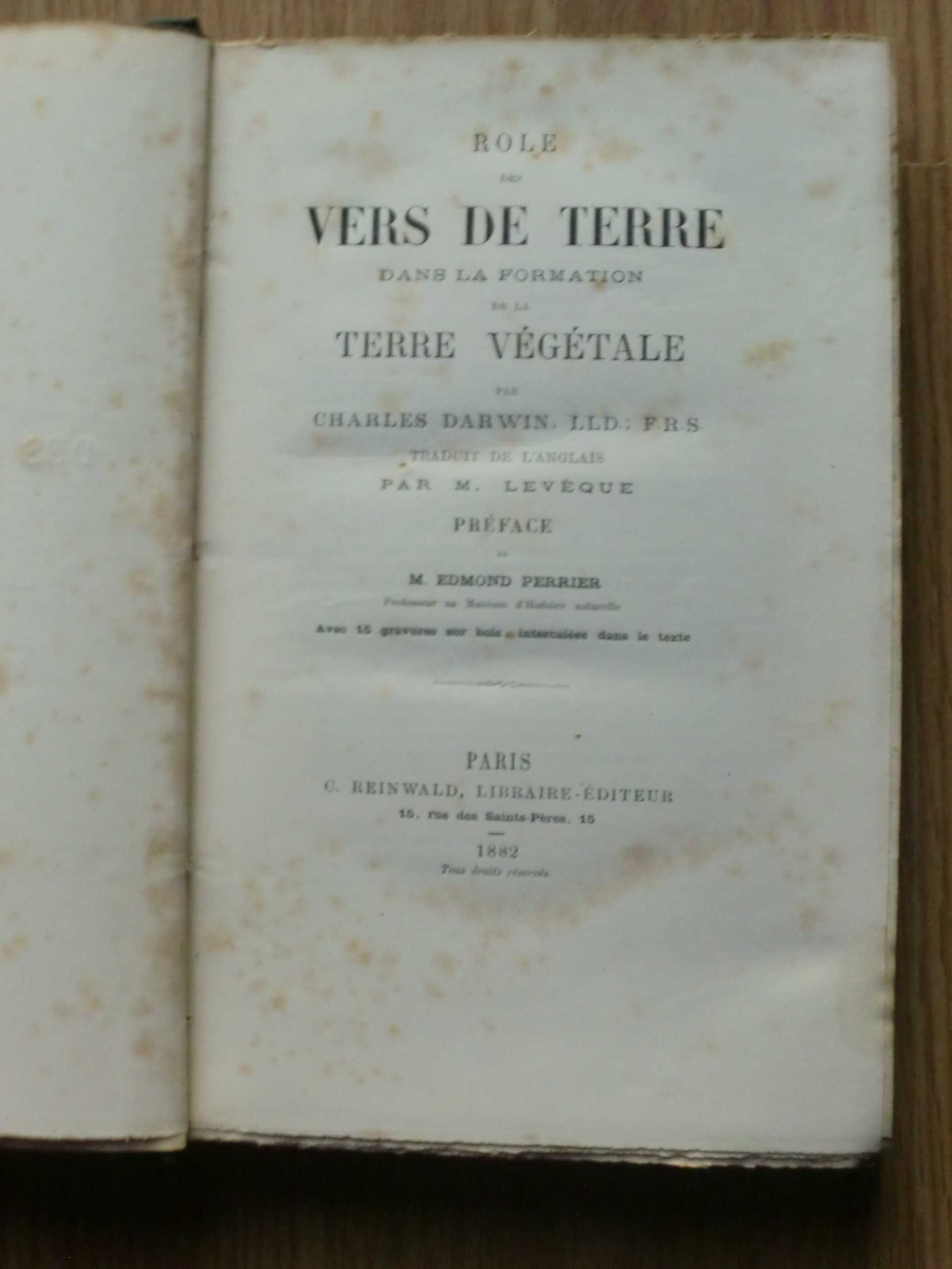 Role des Vers de Terre Dans La Formation de La Terre Végétale