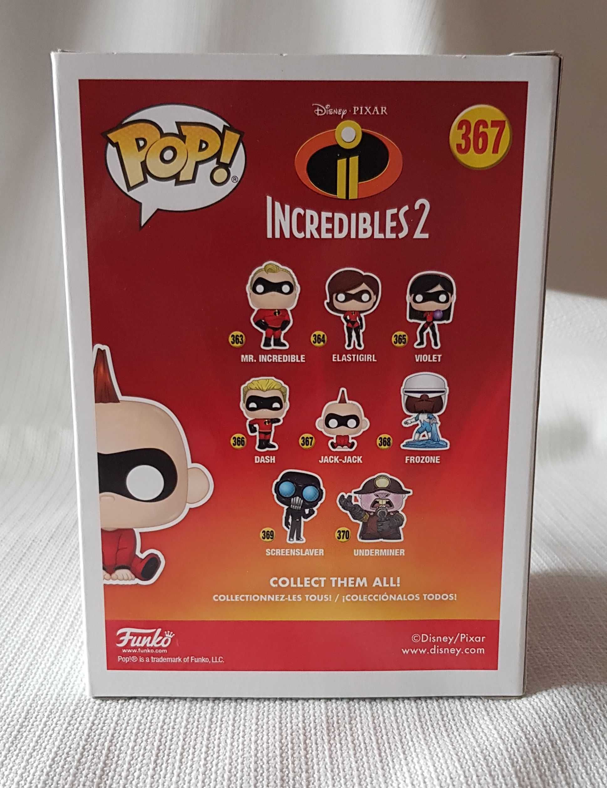 Funko Pop  Jack-Jack Chrome  #367 HT + protektor